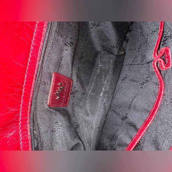 Vintage Monsac Cherry Red Shoulder Bag - Picture 9 of 13